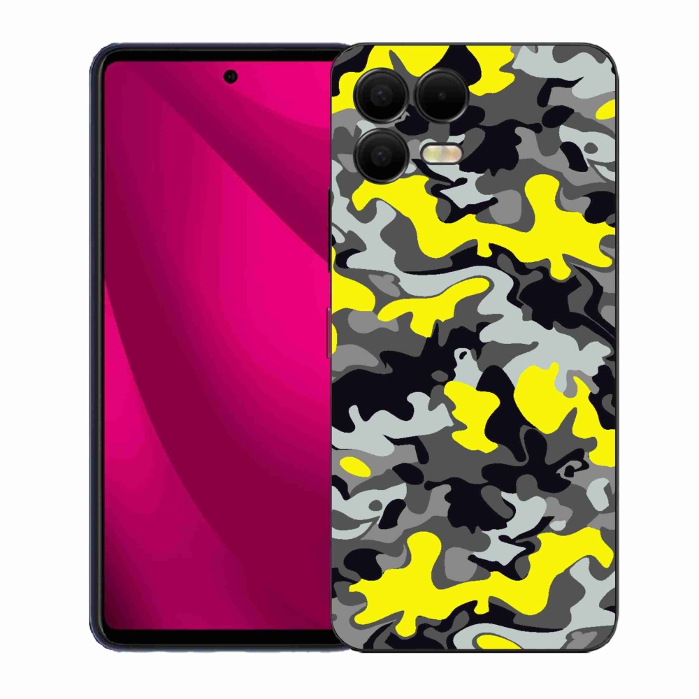 Gelový kryt mmCase na T-Mobile T Phone 3 Pro - maskáčový vzor 6