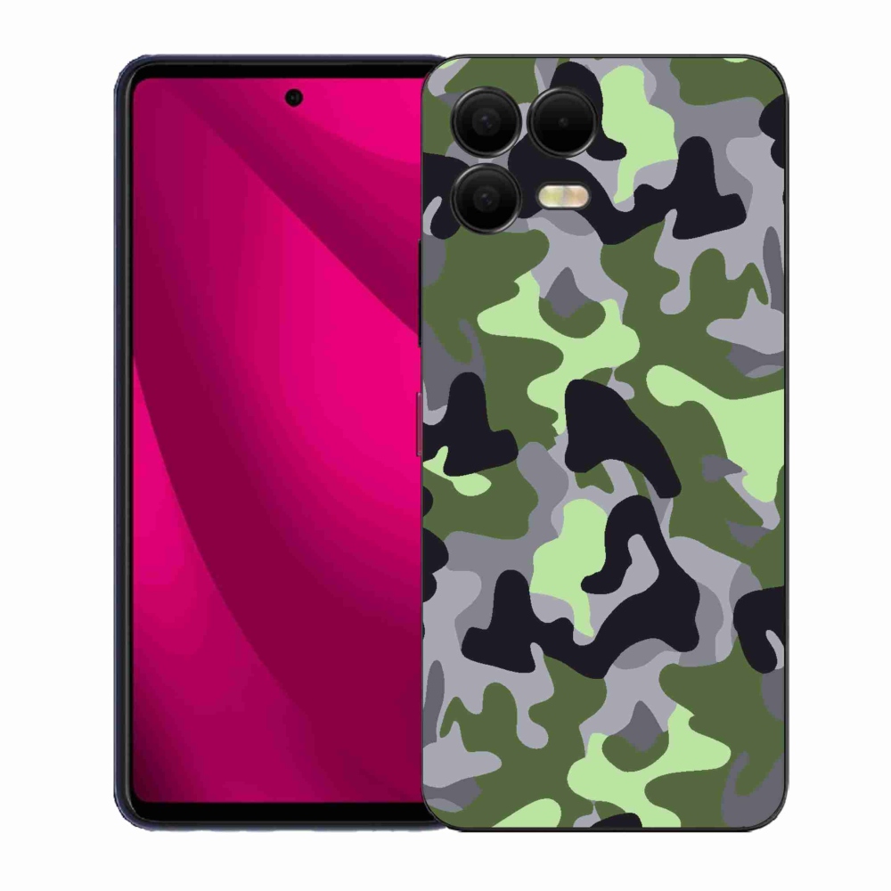 Gelový kryt mmCase na T-Mobile T Phone 3 Pro - maskáčový vzor 7