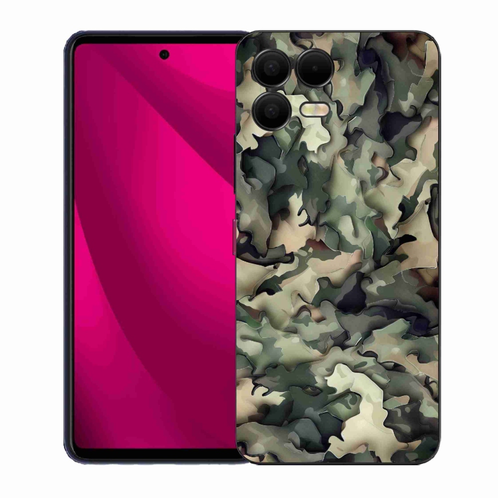 Gelový kryt mmCase na T-Mobile T Phone 3 Pro - maskáčový vzor 9