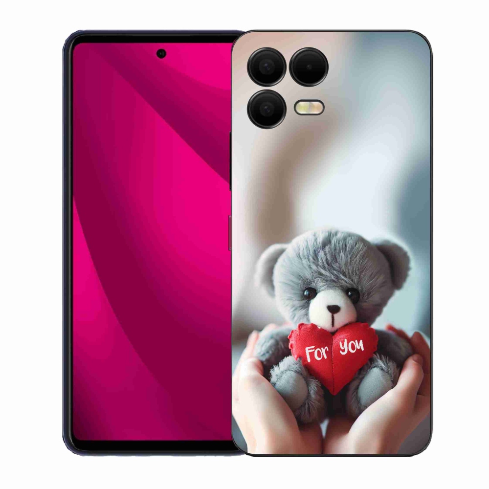 Gelový kryt mmCase na T-Mobile T Phone 3 Pro - medvídek pro zamilované