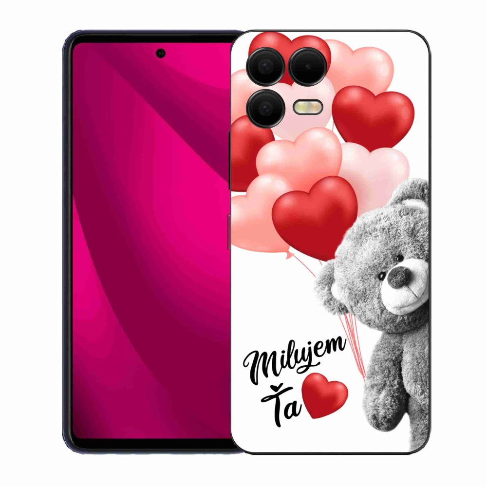 Gelový kryt mmCase na T-Mobile T Phone 3 Pro - milujem Ťa sk