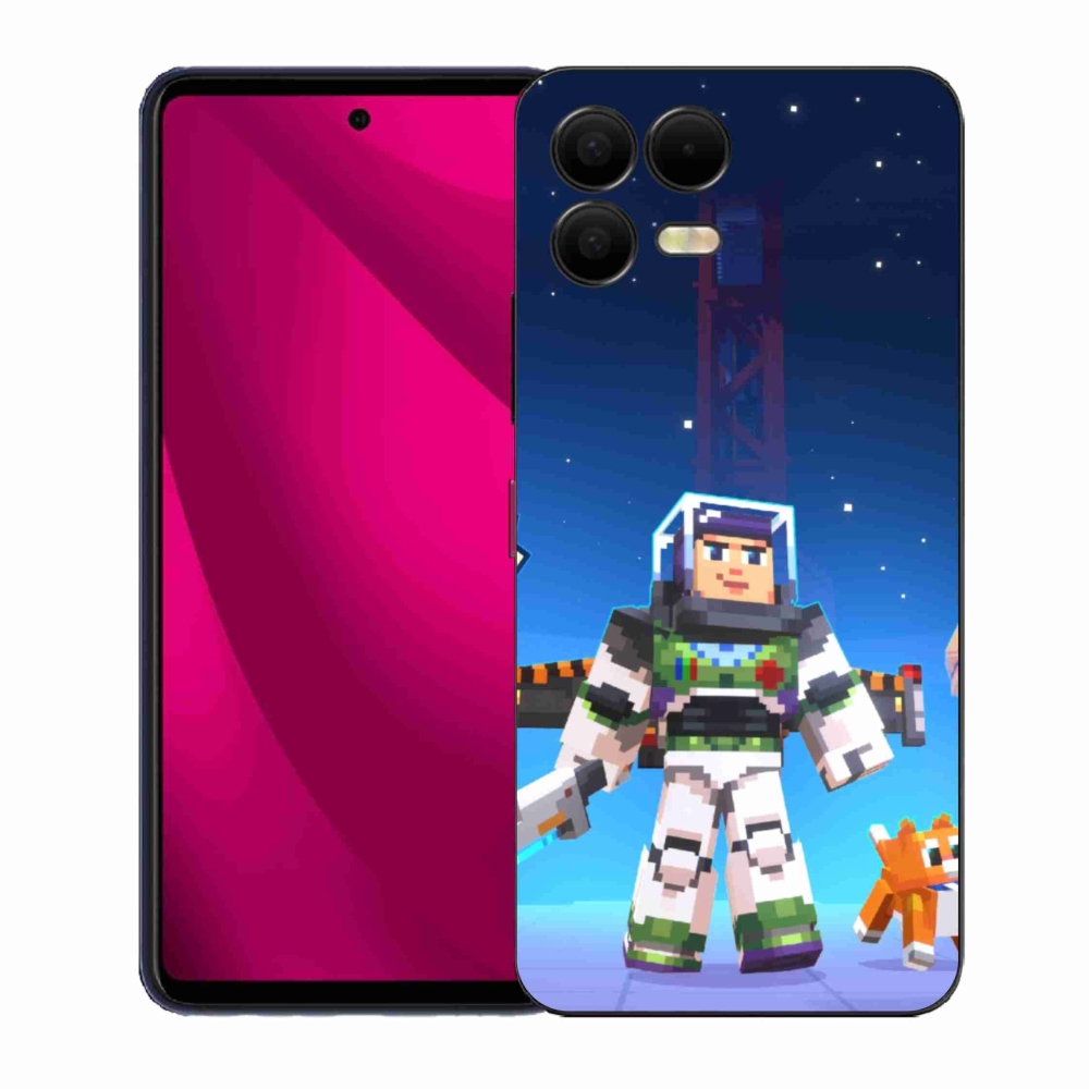 Gelový kryt mmCase na T-Mobile T Phone 3 Pro - minecraft 2