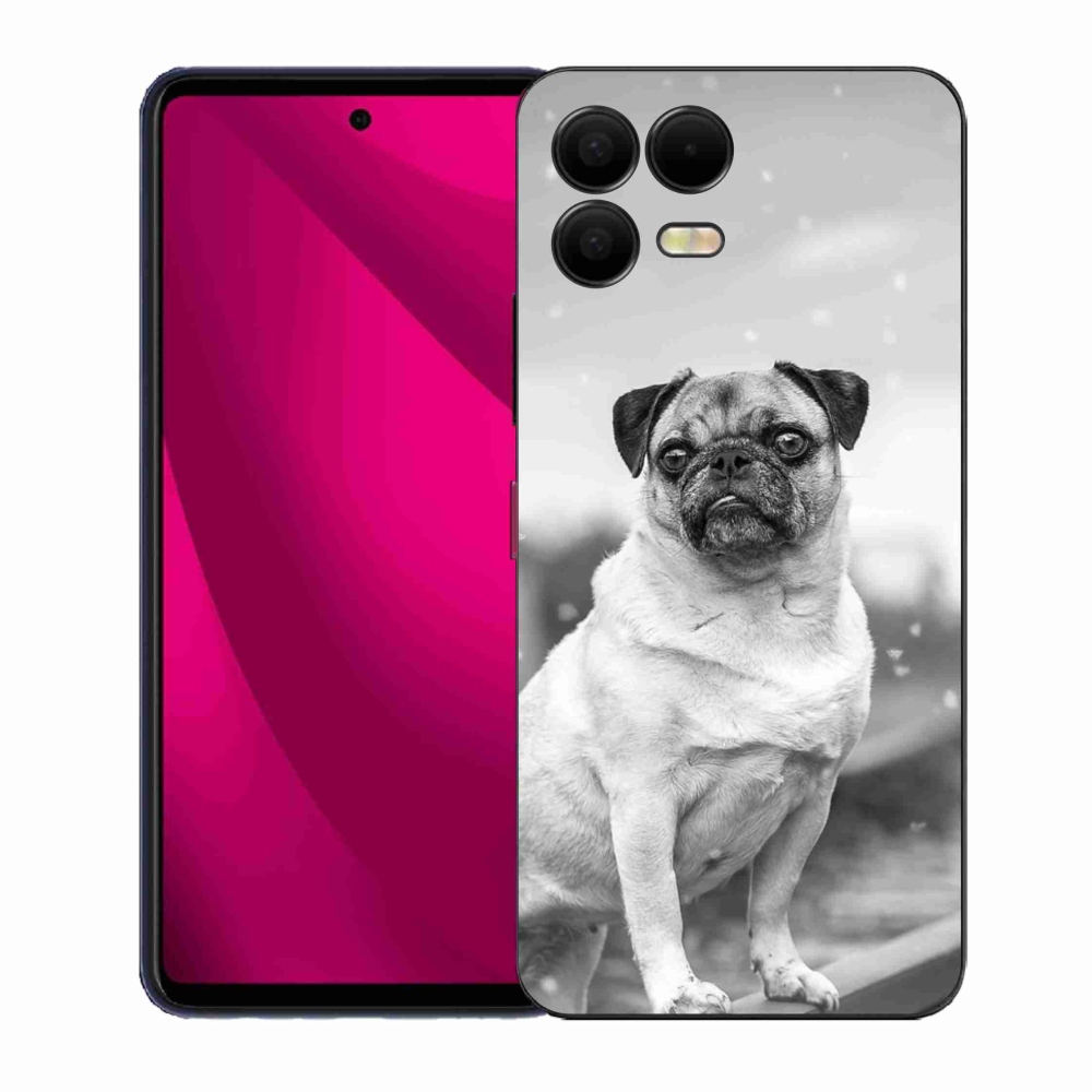 Gelový kryt mmCase na T-Mobile T Phone 3 Pro - mops