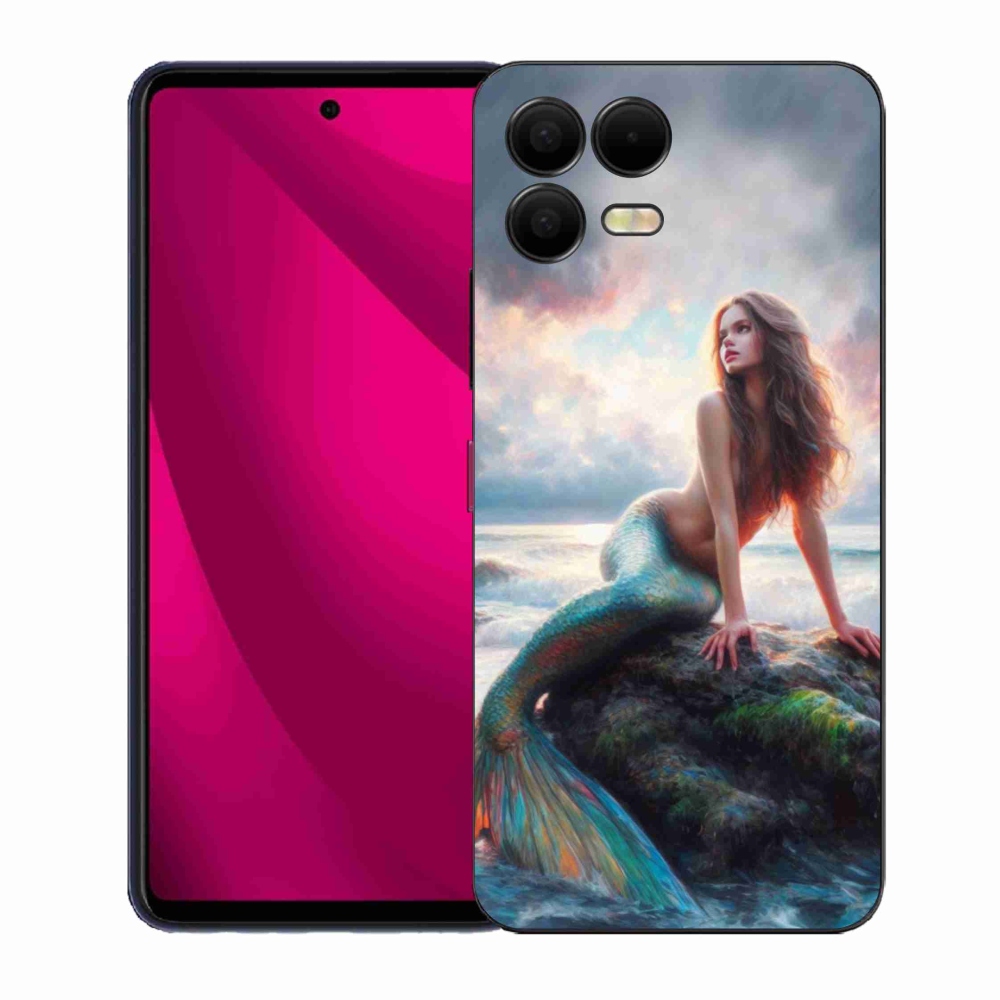 Gelový kryt mmCase na T-Mobile T Phone 3 Pro - mořská panna
