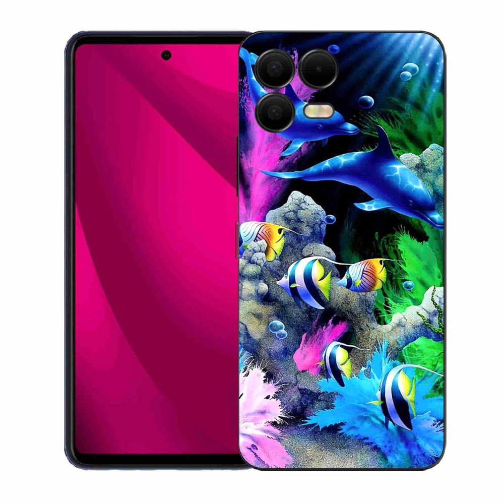 Gelový kryt mmCase na T-Mobile T Phone 3 Pro - mořský svět