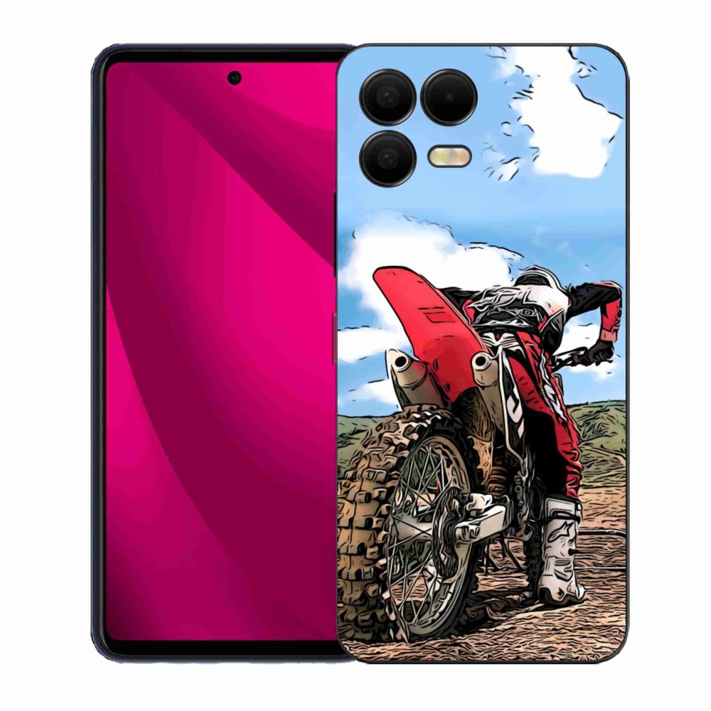 Gelový kryt mmCase na T-Mobile T Phone 3 Pro - moto