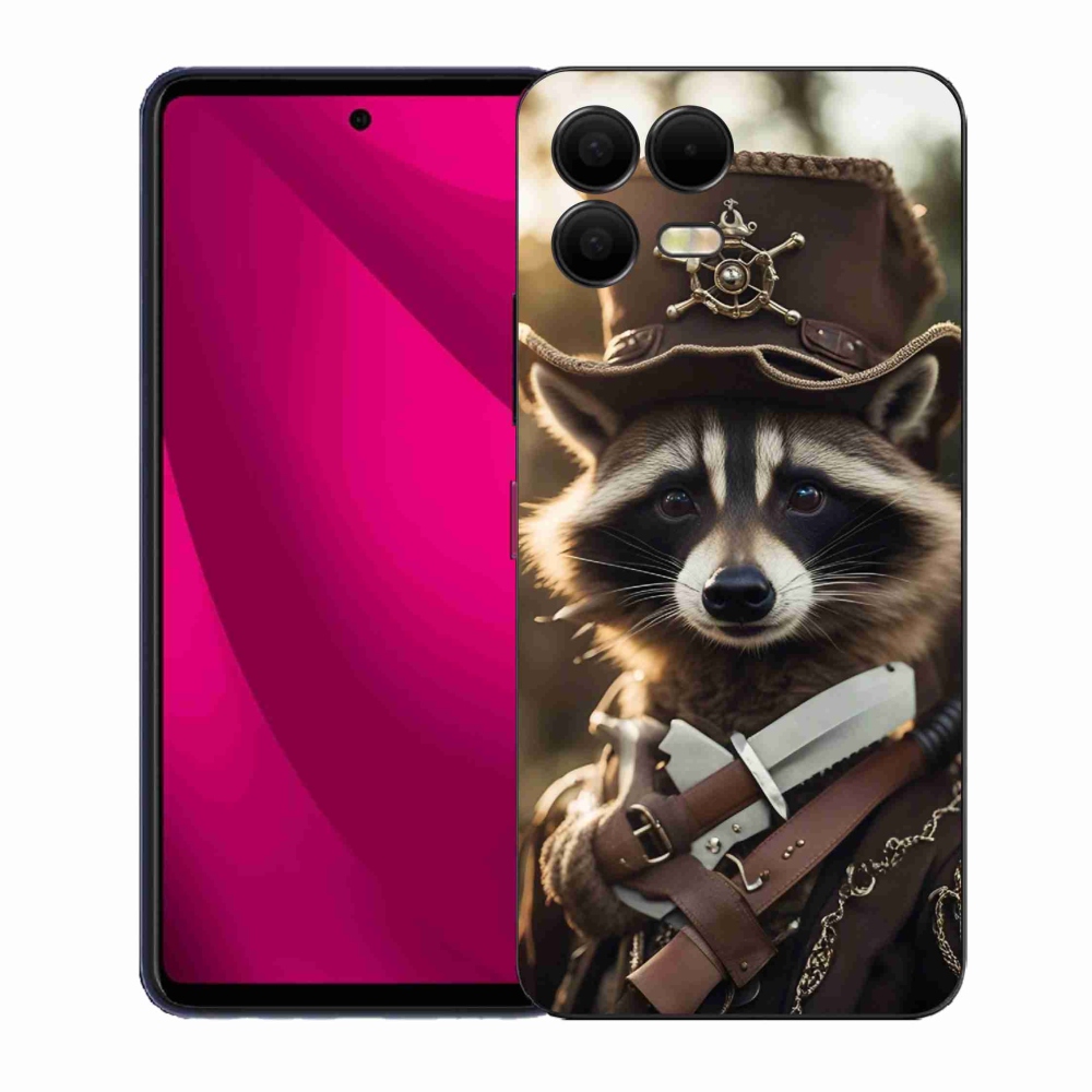 Gelový kryt mmCase na T-Mobile T Phone 3 Pro - mýval v uniformě