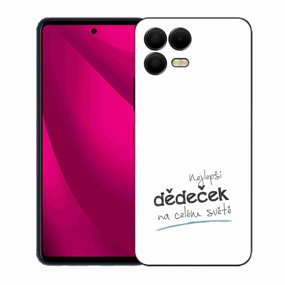 Gelový kryt mmCase na T-Mobile T Phone 3 Pro - nejlepší dědeček 3 bílé pozadí