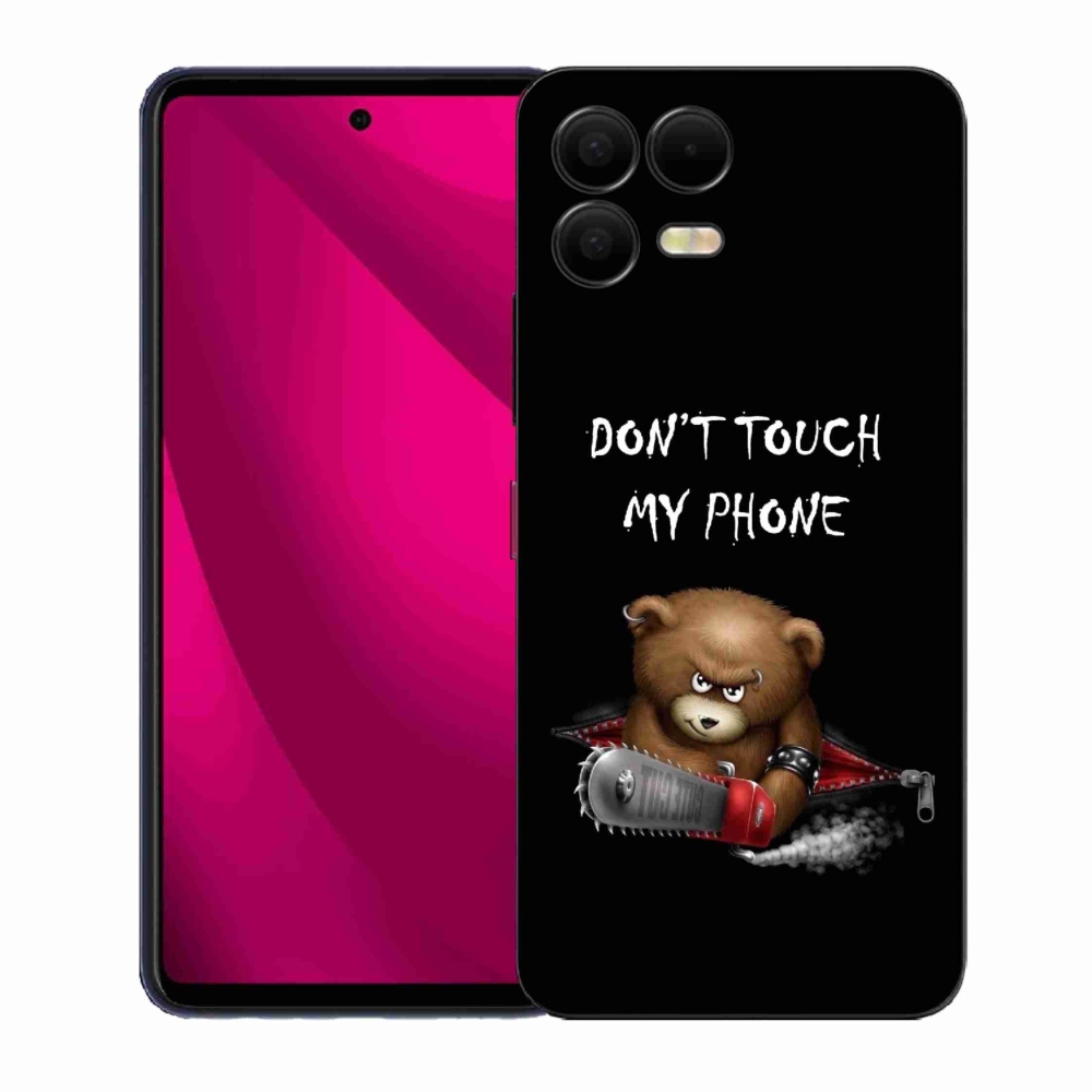 Gelový kryt mmCase na T-Mobile T Phone 3 Pro - nesahej na telefon