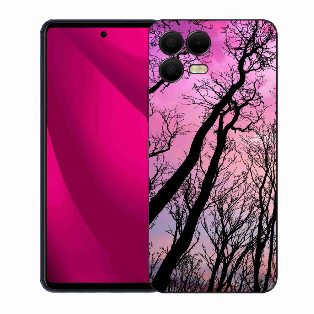 Gelový kryt mmCase na T-Mobile T Phone 3 Pro - opadané stromy