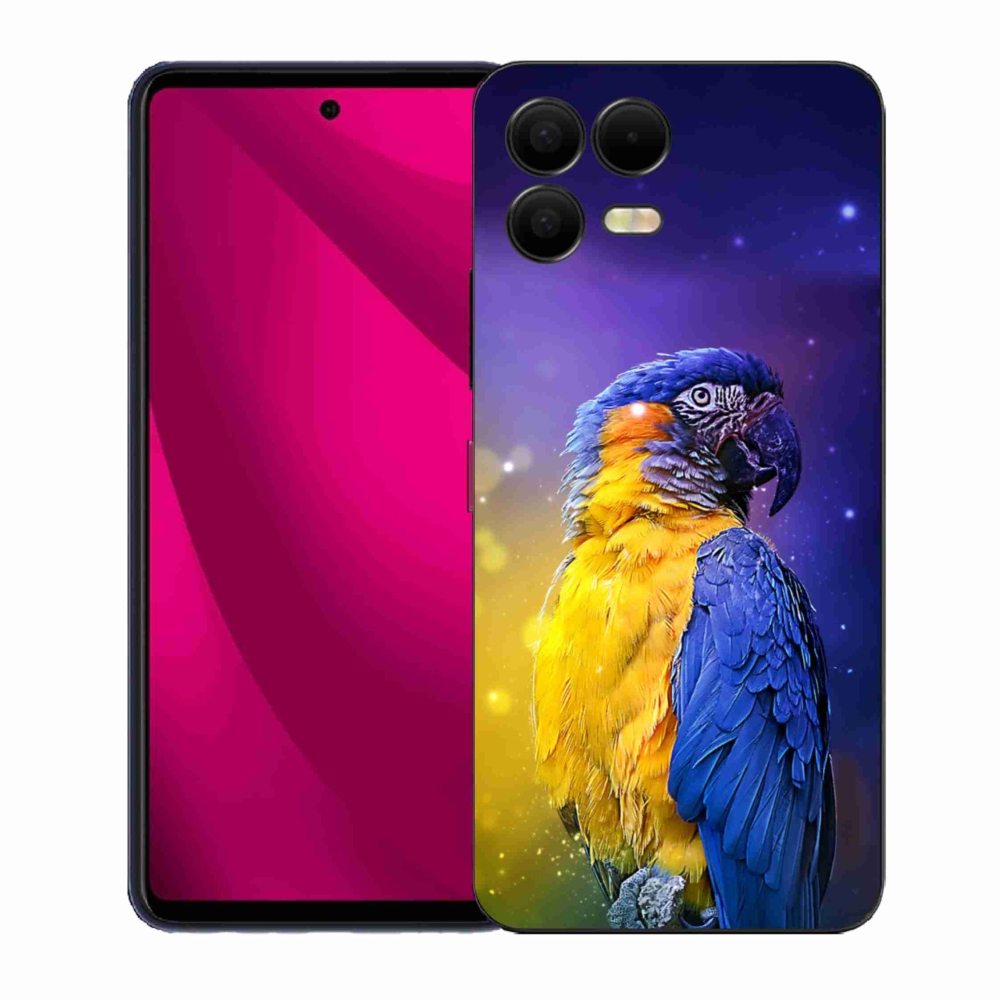 Gelový kryt mmCase na T-Mobile T Phone 3 Pro - papoušek ara 1