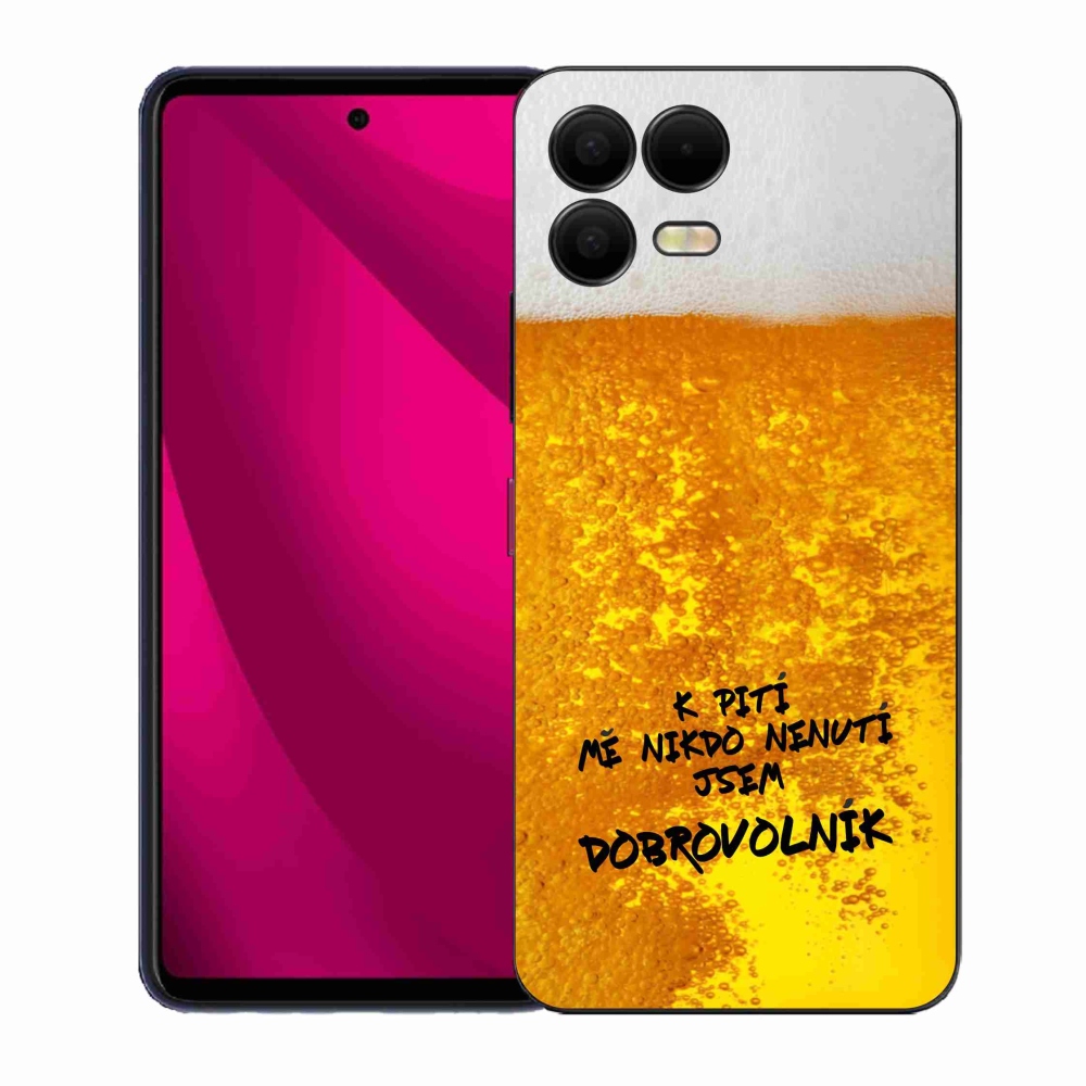 Gelový kryt mmCase na T-Mobile T Phone 3 Pro - pivní motiv 4
