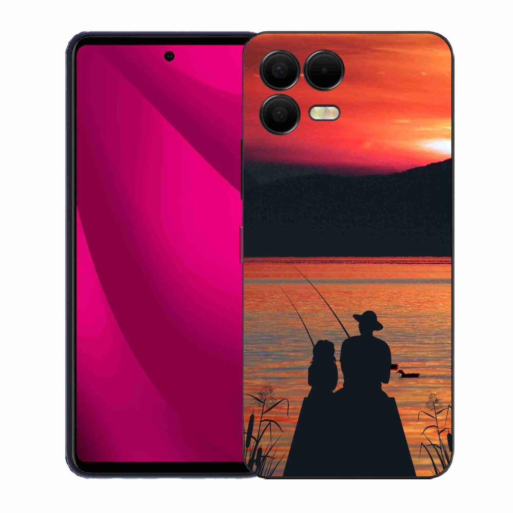 Gelový kryt mmCase na T-Mobile T Phone 3 Pro - rybaření 3