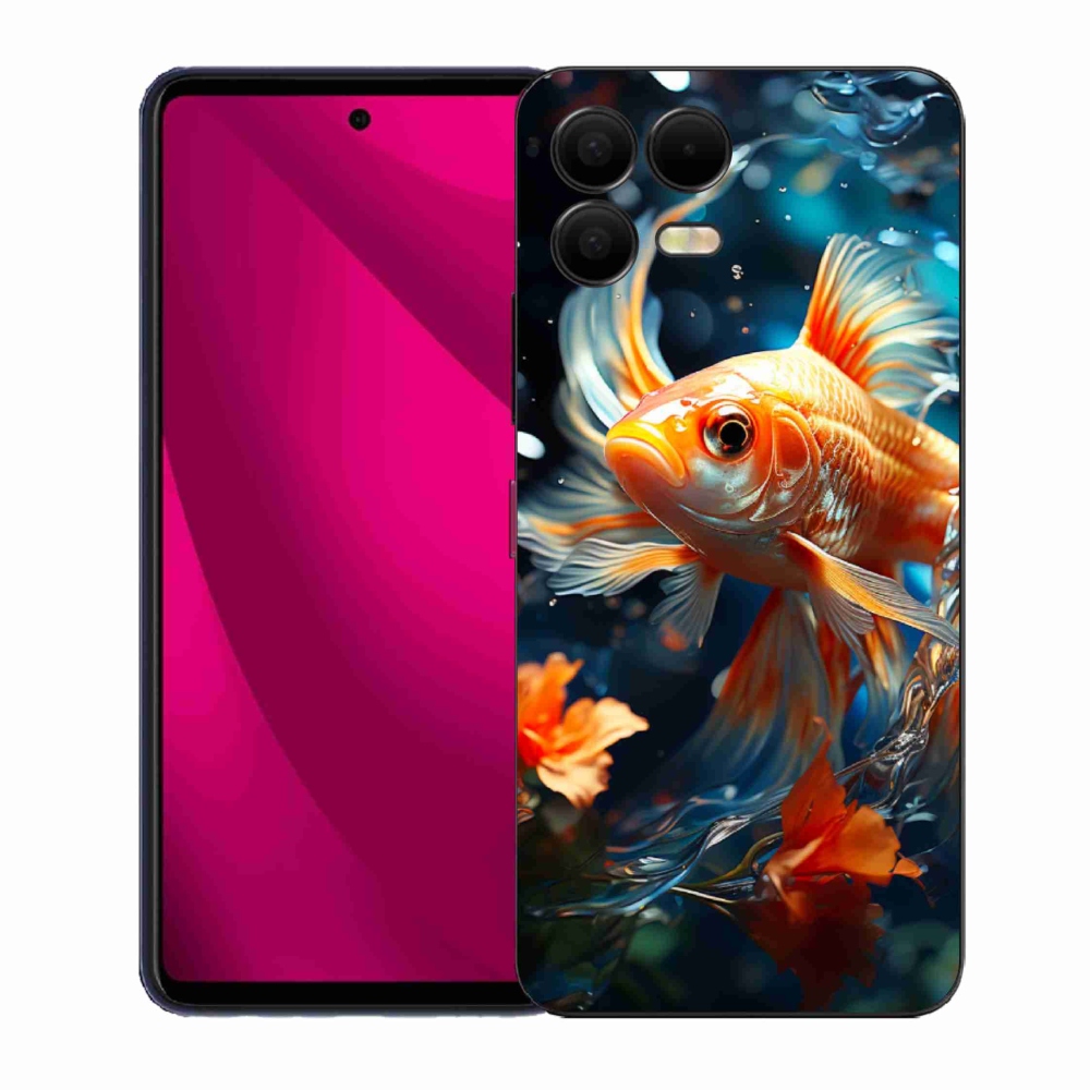 Gelový kryt mmCase na T-Mobile T Phone 3 Pro - rybka