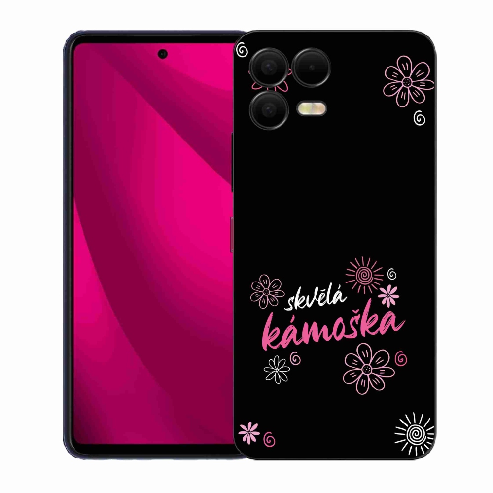 Gelový kryt mmCase na T-Mobile T Phone 3 Pro - skvělá kámoška černé pozadí