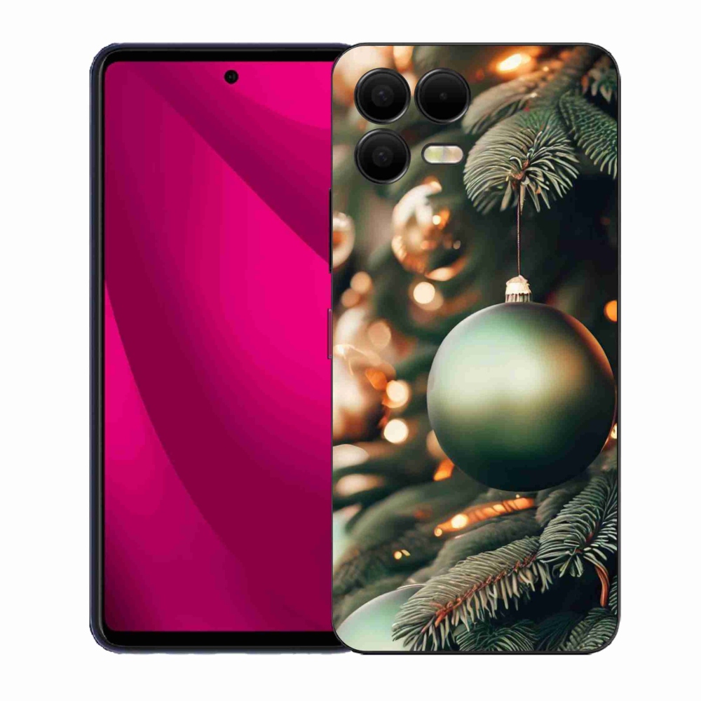Gelový kryt mmCase na T-Mobile T Phone 3 Pro - vánoční ozdoby 1