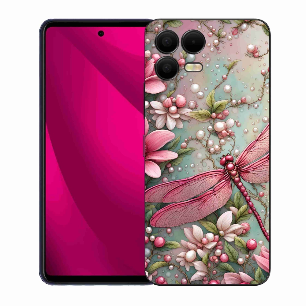 Gelový kryt mmCase na T-Mobile T Phone 3 Pro - vážka