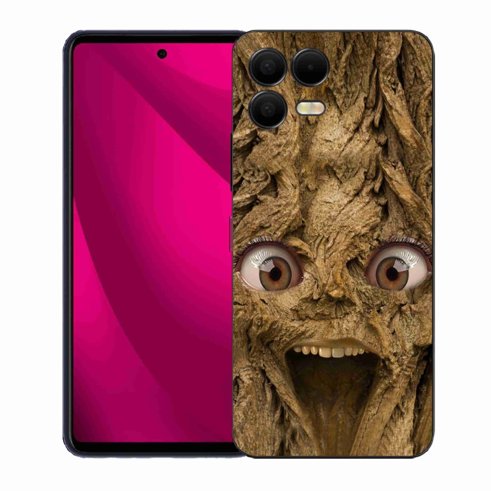 Gelový kryt mmCase na T-Mobile T Phone 3 Pro - veselý strom s očima