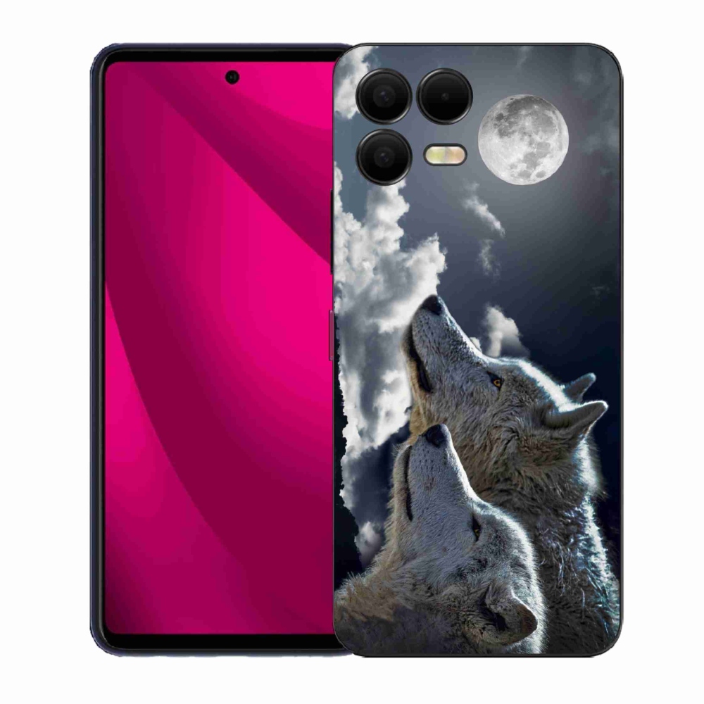 Gelový kryt mmCase na T-Mobile T Phone 3 Pro - vlci