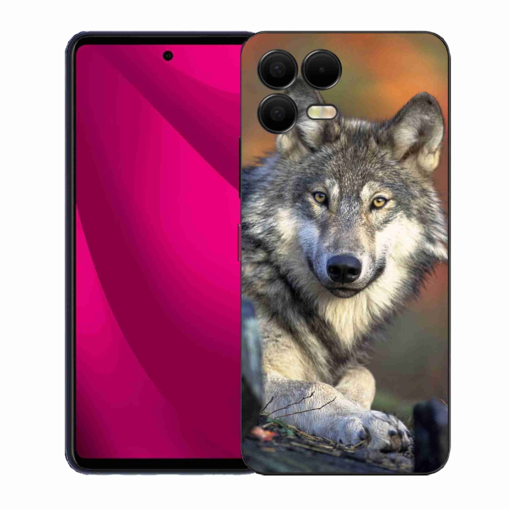 Gelový kryt mmCase na T-Mobile T Phone 3 Pro - vlk