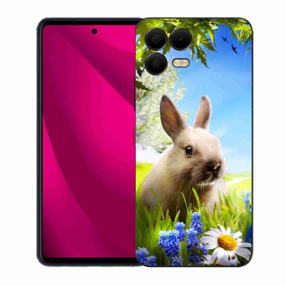 Gelový kryt mmCase na T-Mobile T Phone 3 Pro - zajíček