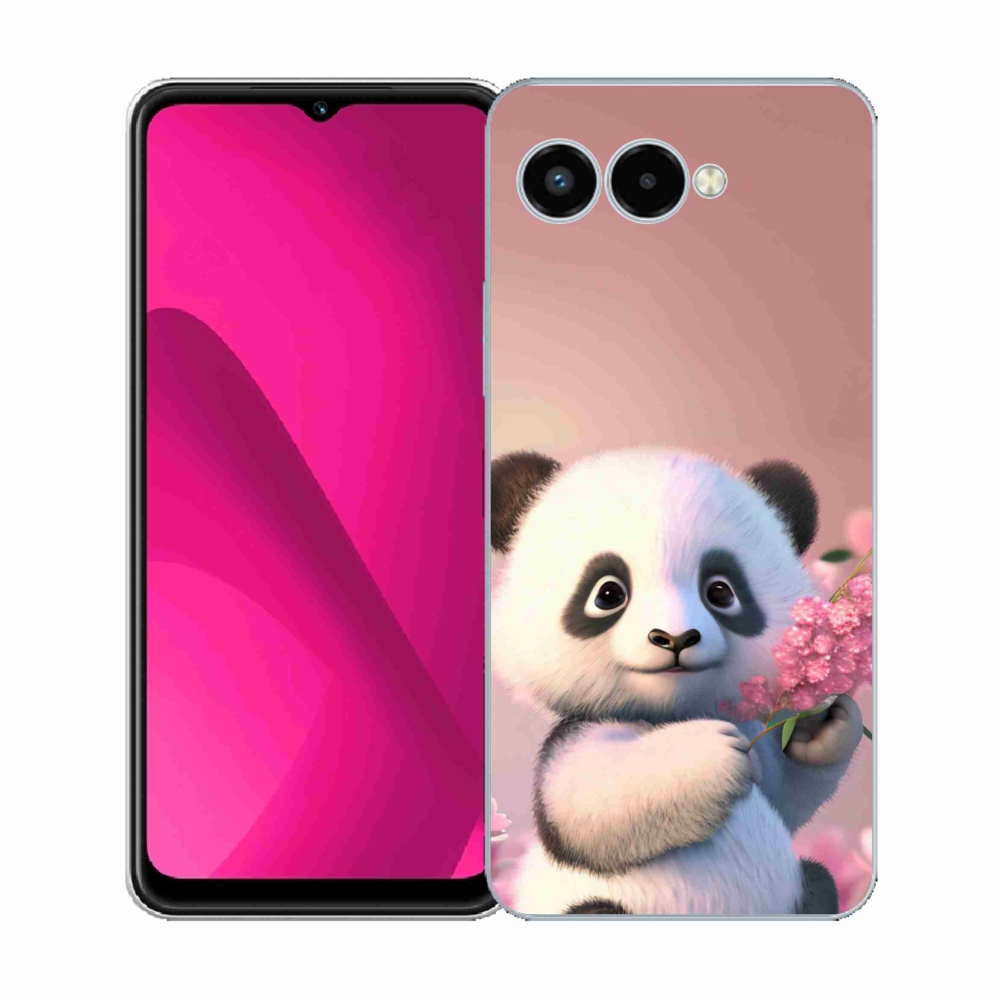 Gelový kryt mmCase na T-Mobile T Phone 3 - roztomilá panda