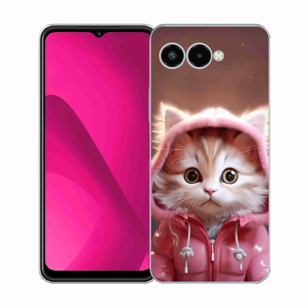 Gelový kryt mmCase na T-Mobile T Phone 3 - roztomilé kotě 3