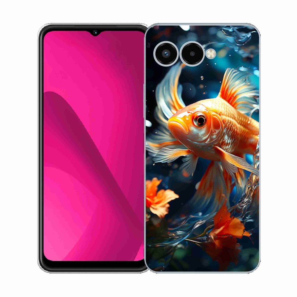 Gelový kryt mmCase na T-Mobile T Phone 3 - rybka
