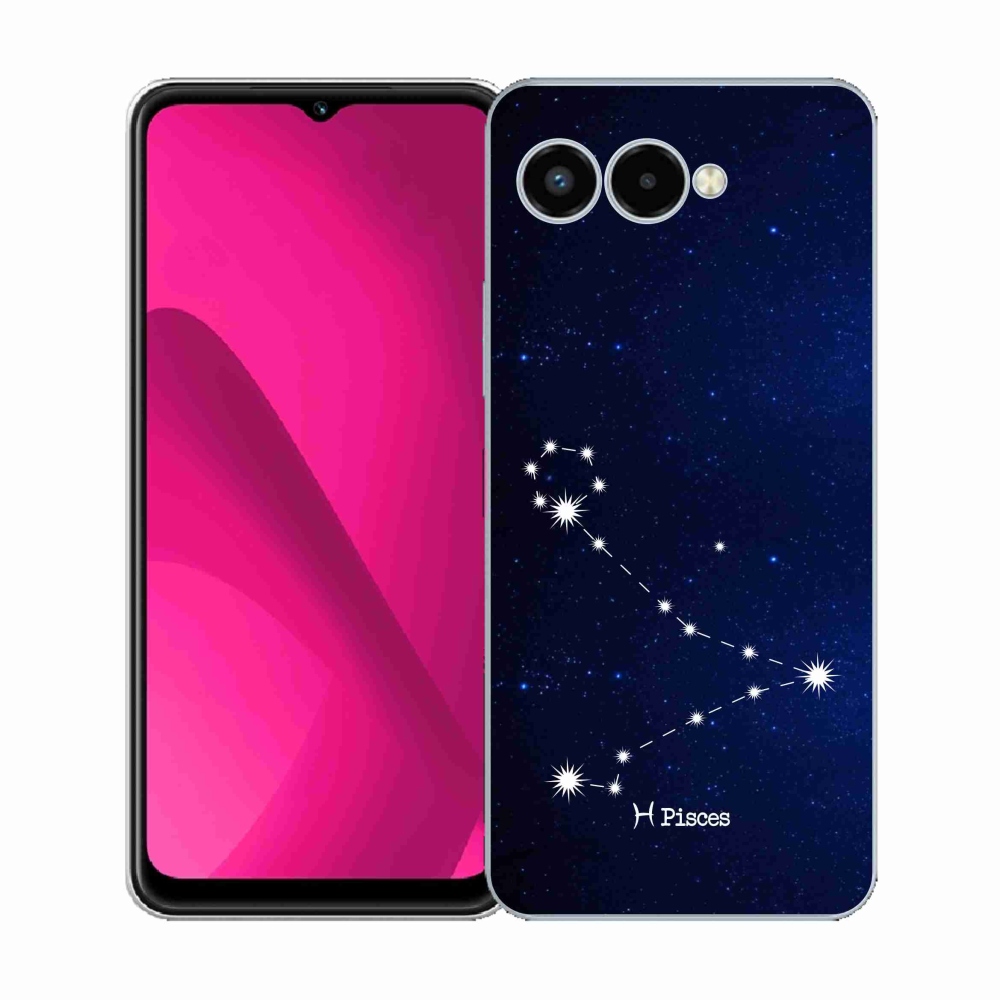 Gelový kryt mmCase na T-Mobile T Phone 3 - souhvězdí Ryby