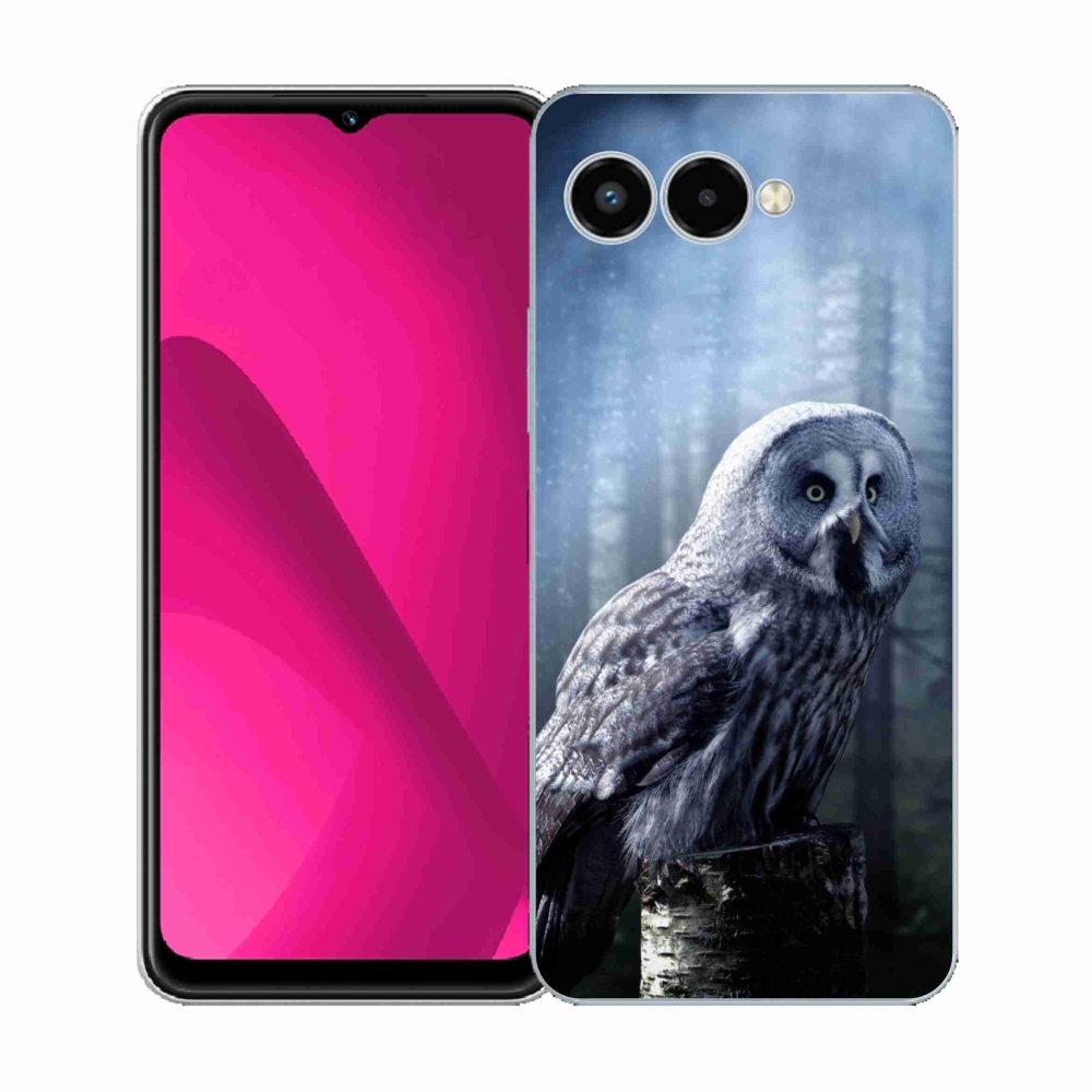 Gelový kryt mmCase na T-Mobile T Phone 3 - sova