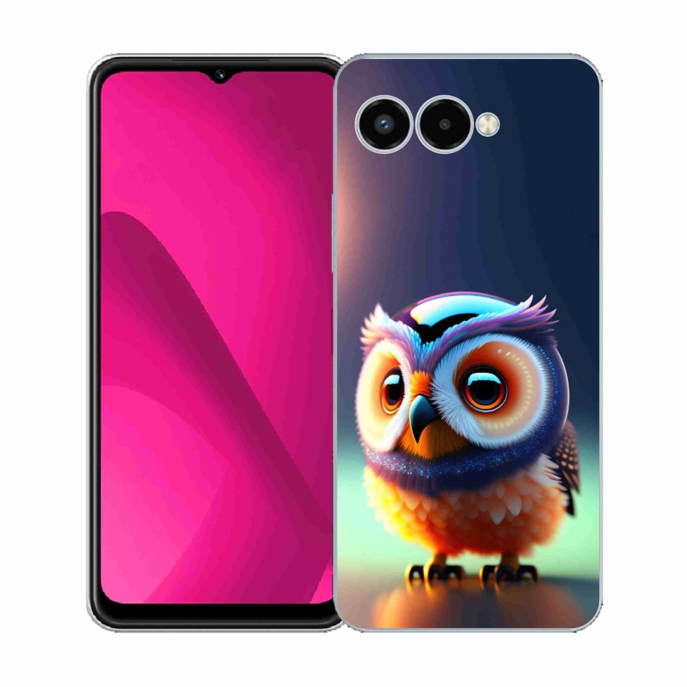 Gelový kryt mmCase na T-Mobile T Phone 3 - sovička