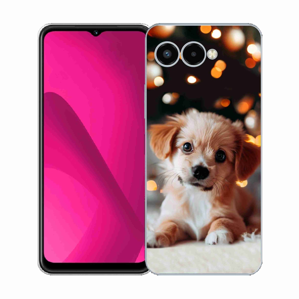 Gelový kryt mmCase na T-Mobile T Phone 3 - štěňátko