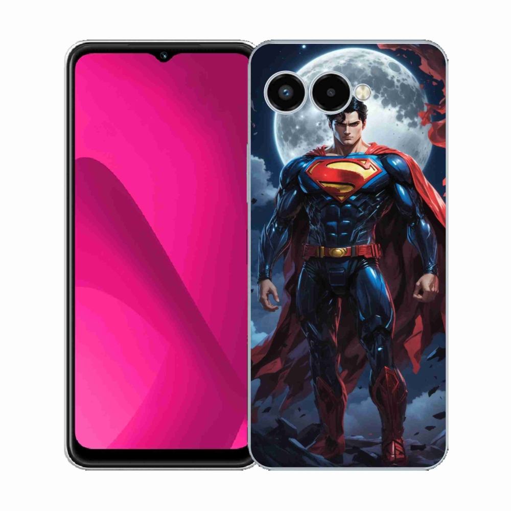 Gelový kryt mmCase na T-Mobile T Phone 3 - superman