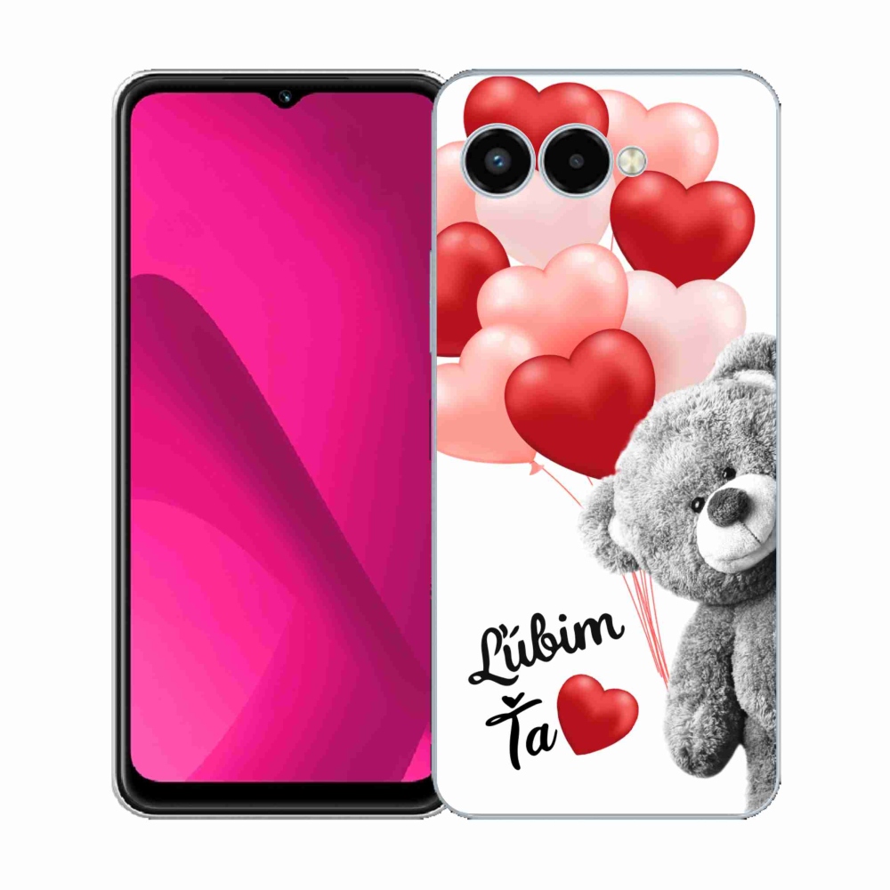 Gelový kryt mmCase na T-Mobile T Phone 3 - ľúbim ťa sk