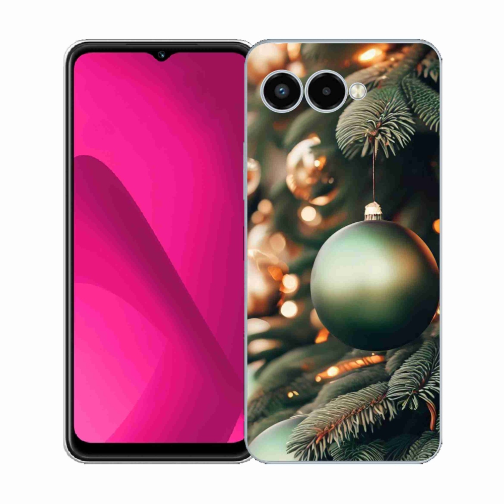 Gelový kryt mmCase na T-Mobile T Phone 3 - vánoční ozdoby 1