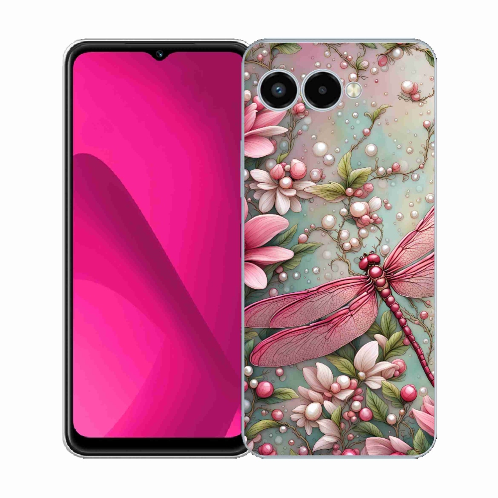 Gelový kryt mmCase na T-Mobile T Phone 3 - vážka