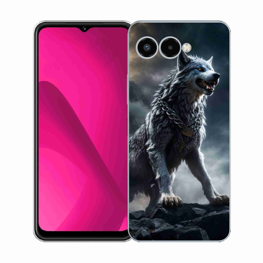Gelový kryt mmCase na T-Mobile T Phone 3 - vlk 1