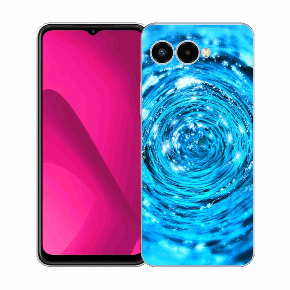 Gelový kryt mmCase na T-Mobile T Phone 3 - vodní vír