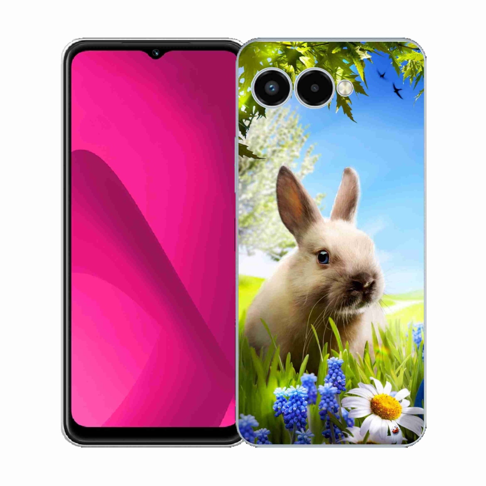 Gelový kryt mmCase na T-Mobile T Phone 3 - zajíček