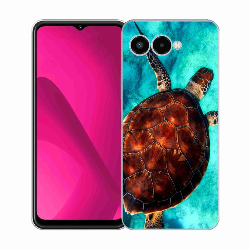 Gelový kryt mmCase na T-Mobile T Phone 3 - želva