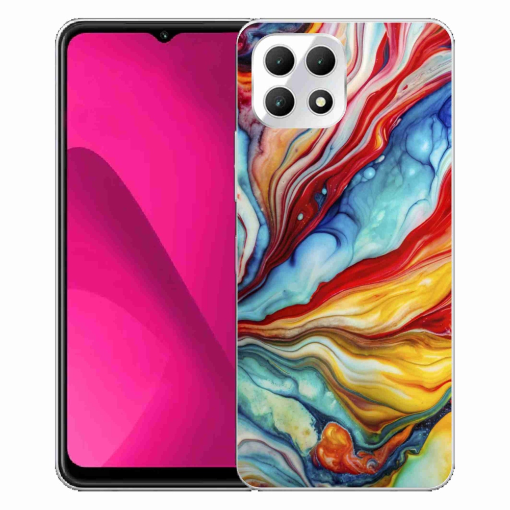 Gelový kryt mmCase na T phone 2 - abstraktní motiv 58