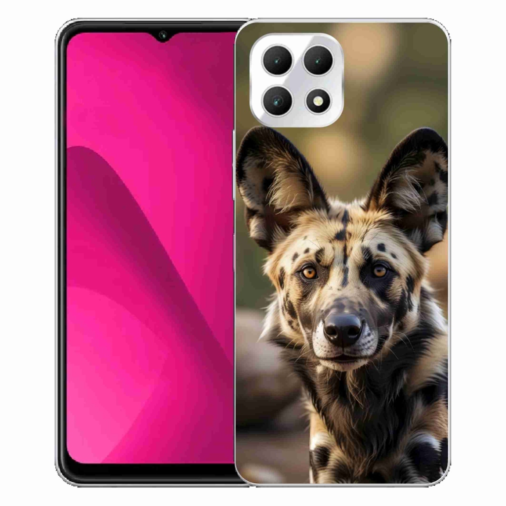 Gelový kryt mmCase na T phone 2 - africký divoký pes