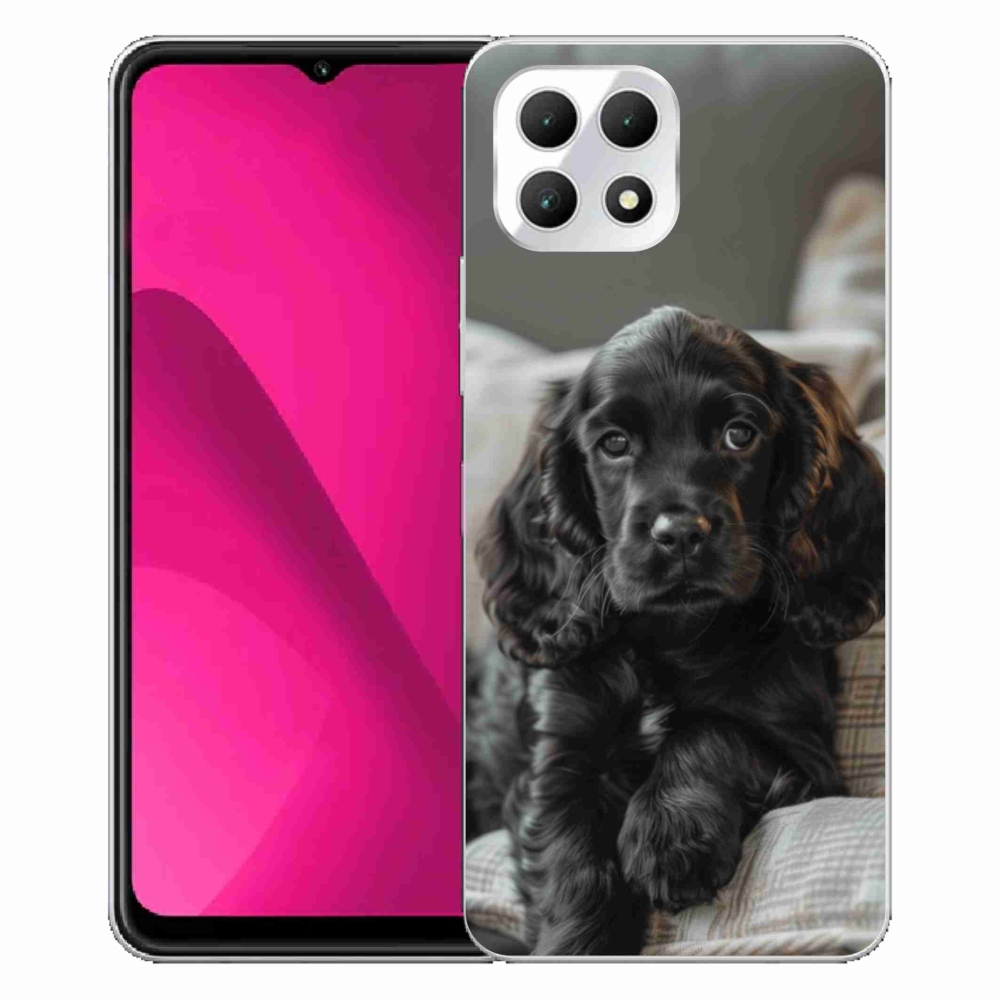 Gelový kryt mmCase na T phone 2 - anglický kokršpaněl