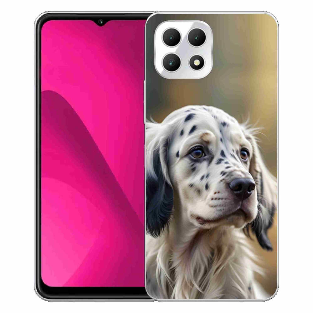 Gelový kryt mmCase na T phone 2 - anglický setr