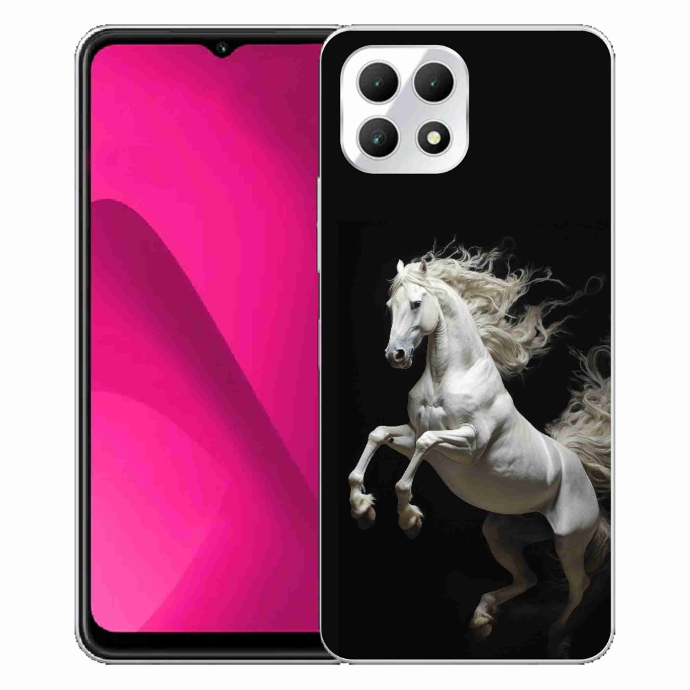 Gelový kryt mmCase na T phone 2 - bílý kůň 4