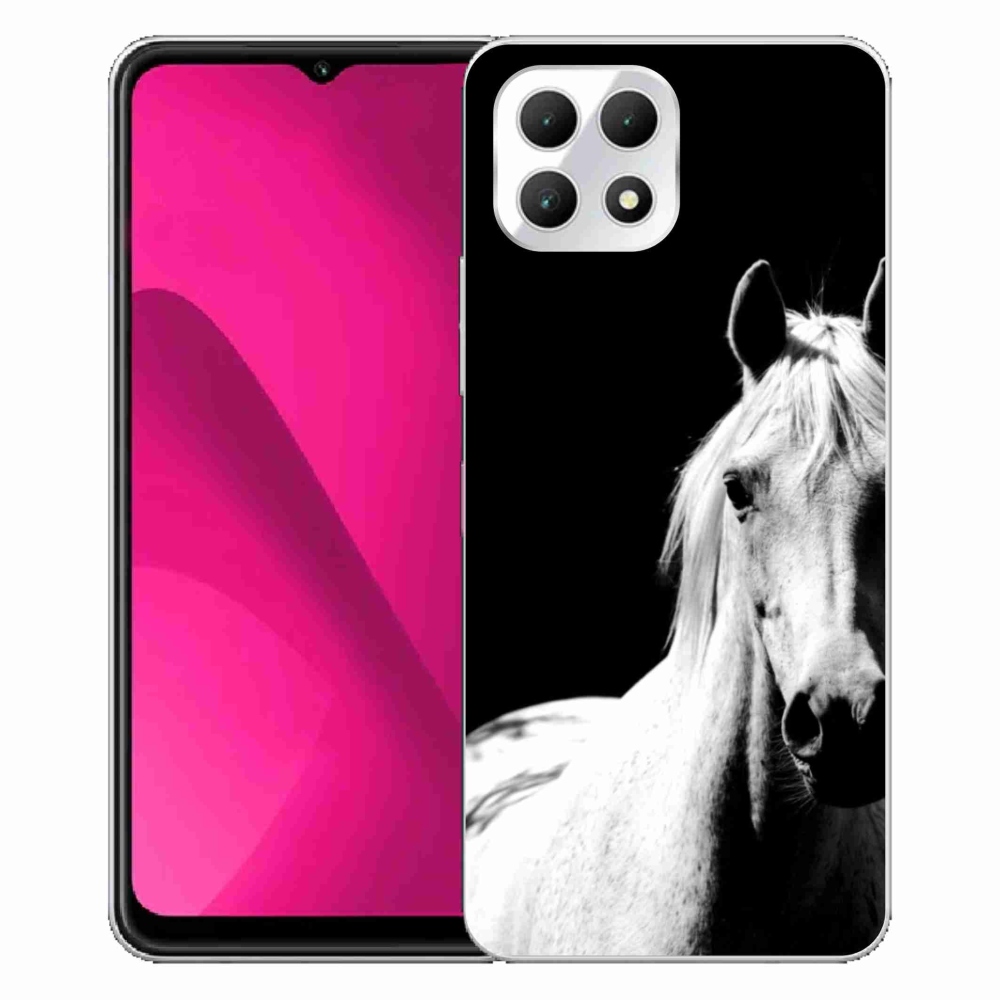 Gelový kryt mmCase na T phone 2 - bílý kůň 5