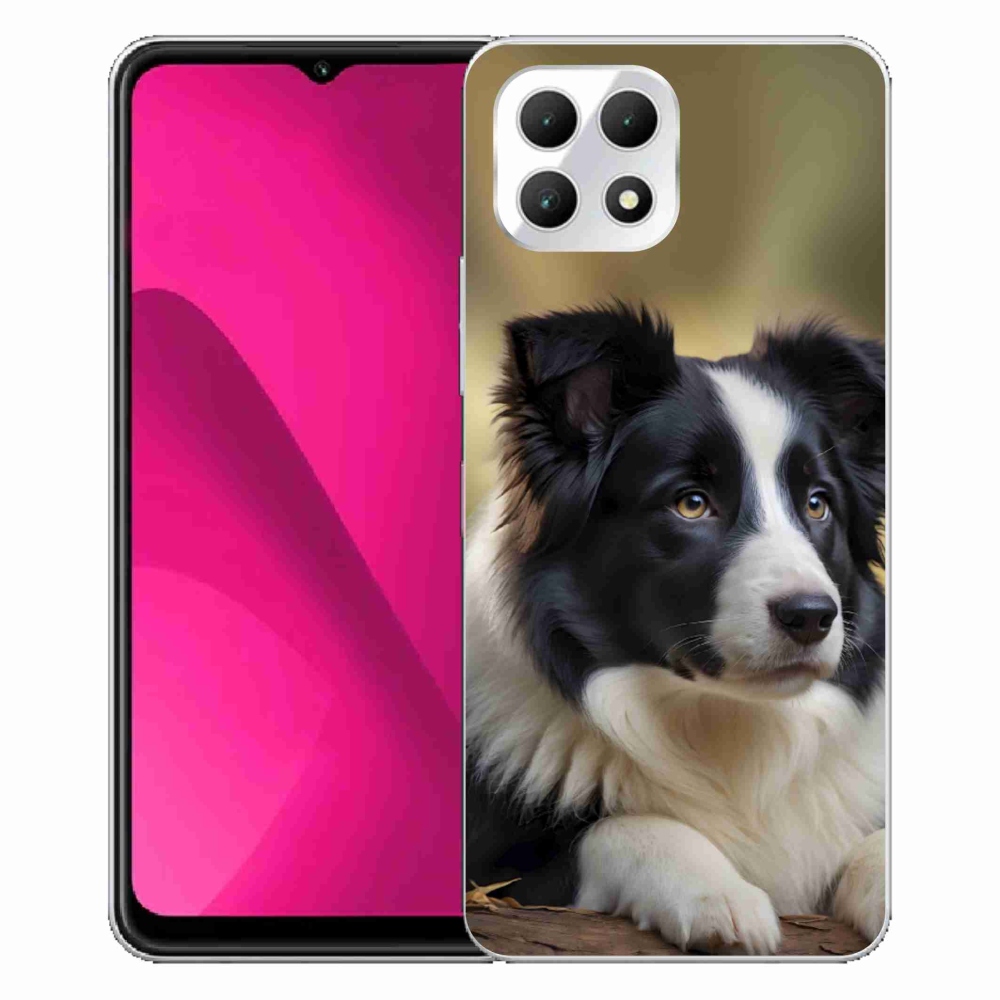Gelový kryt mmCase na T phone 2 - border kolie 2
