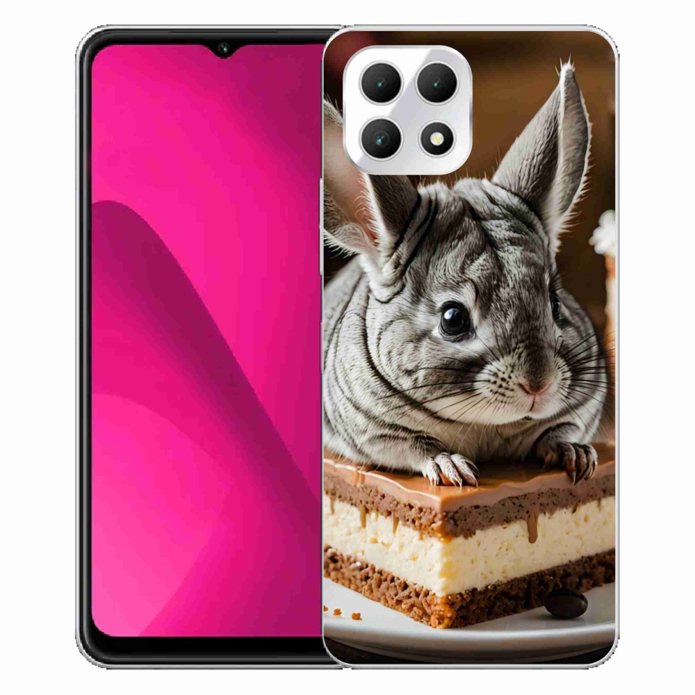 Gelový kryt mmCase na T phone 2 - činčila