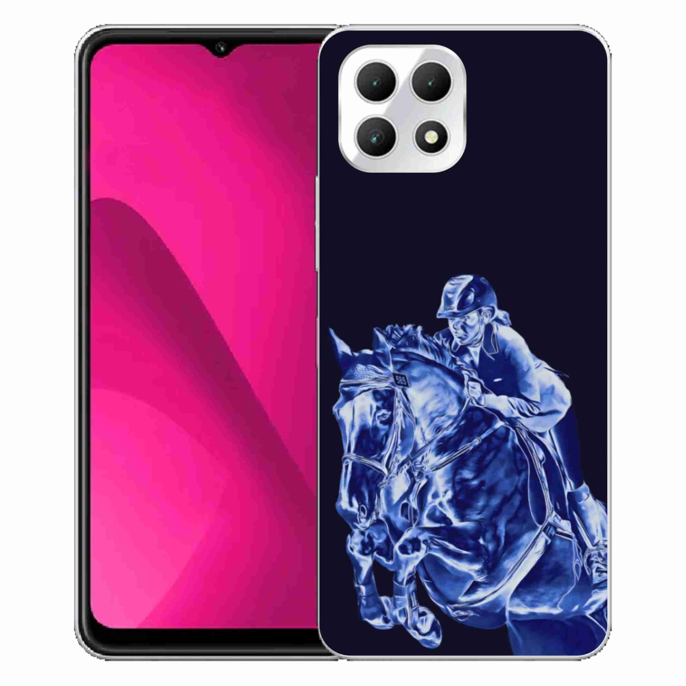 Gelový kryt mmCase na T phone 2 - dostihový kůň
