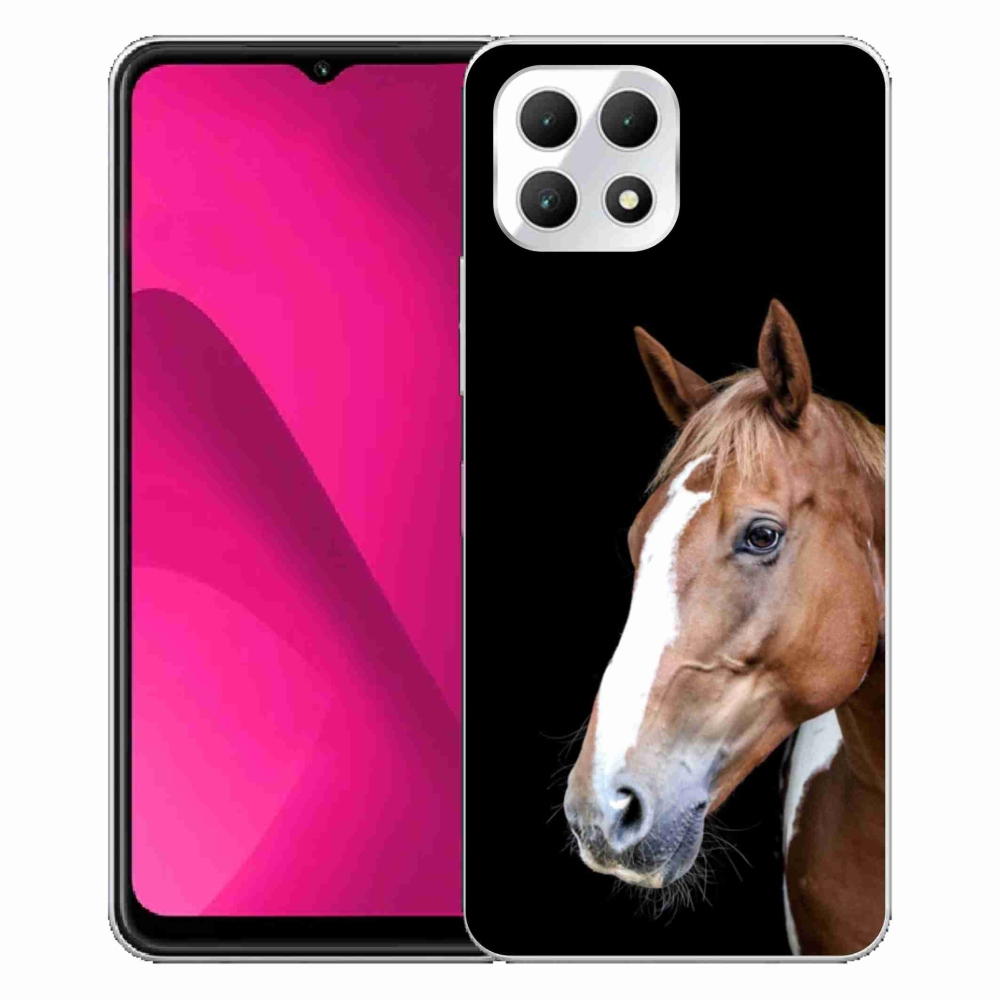 Gelový kryt mmCase na T phone 2 - hnědý kůň 3